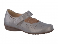 Chaussure mobils Boucle modele fabienne irrisÃ© taupe